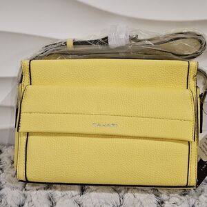 Tahari Charlie Daffodil crossbody bag